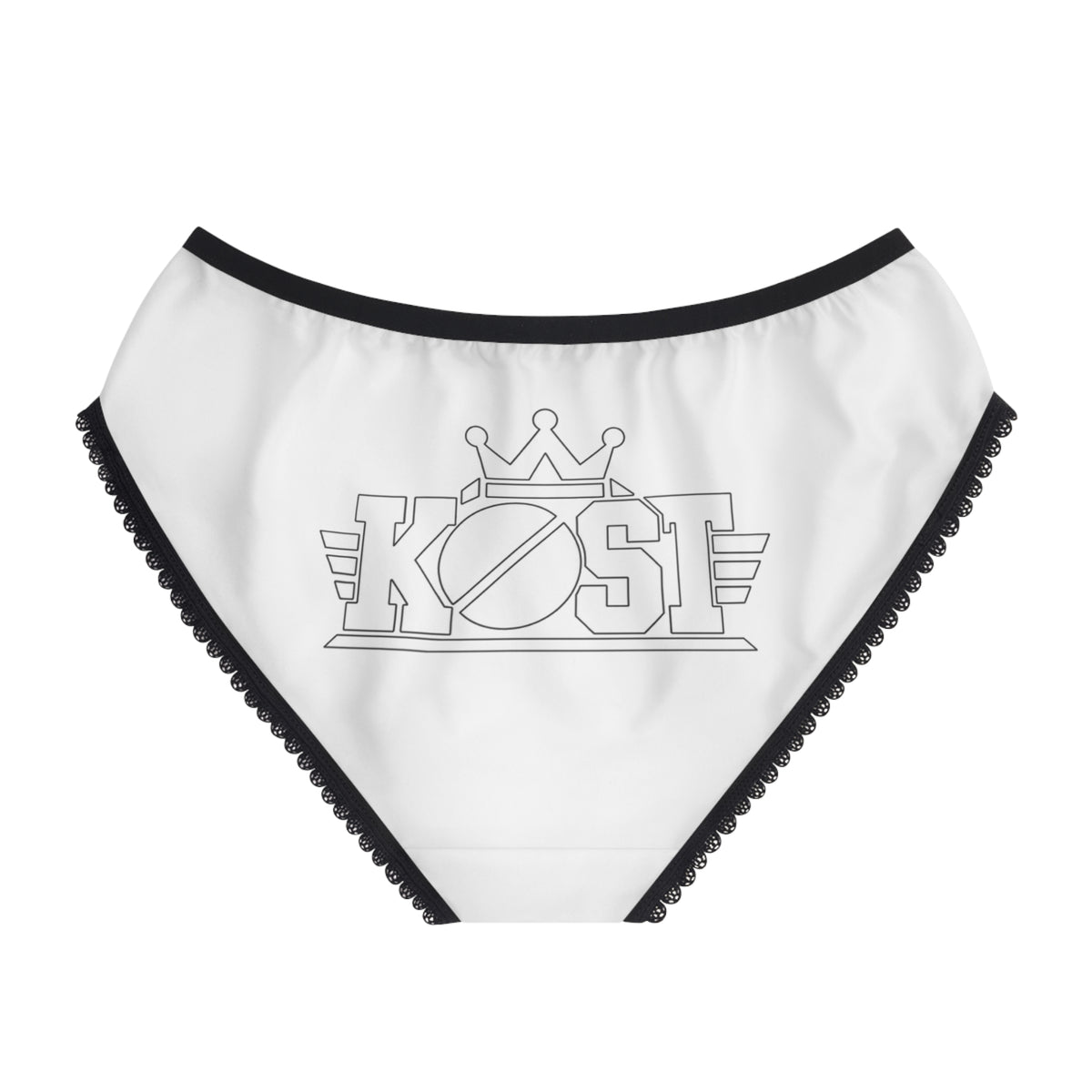 Women's Briefs – White KOSTE Logo Underwear