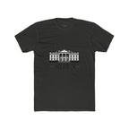 White Tee with Presidential Building Graphic & KOST Text