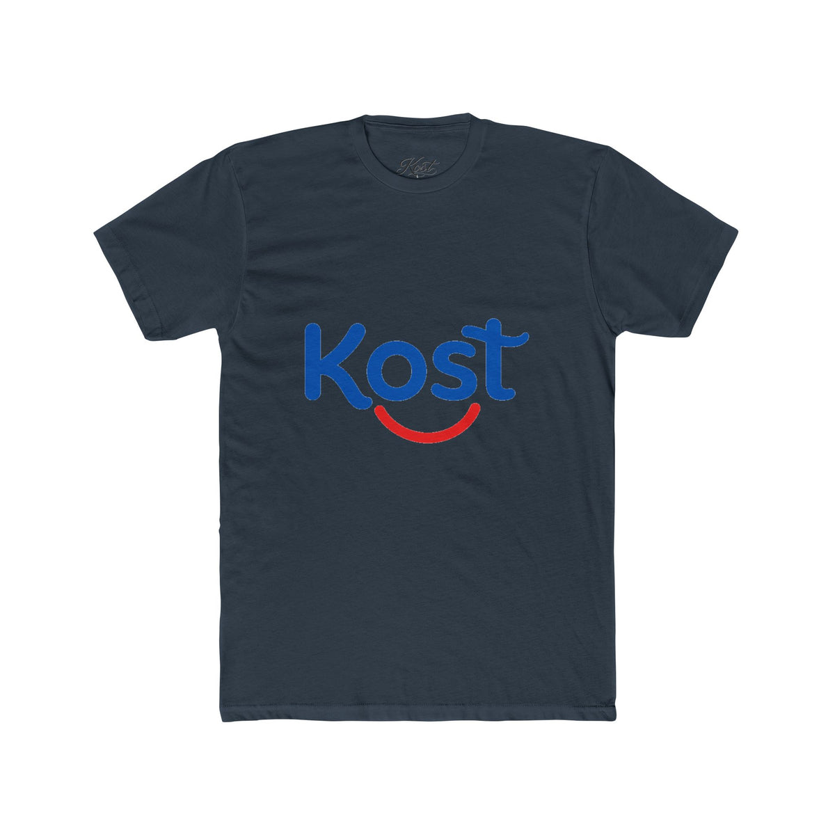 Kost Smile Logo Tee — Minimal Graphic Cotton Crew T-Shirt