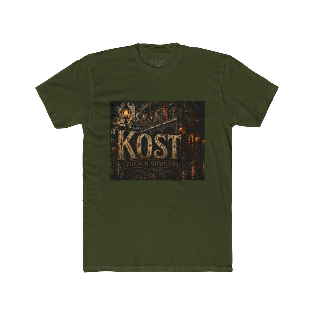 KOST Vintage Street Sign Tee — Rustic Urban Logo T-Shirt