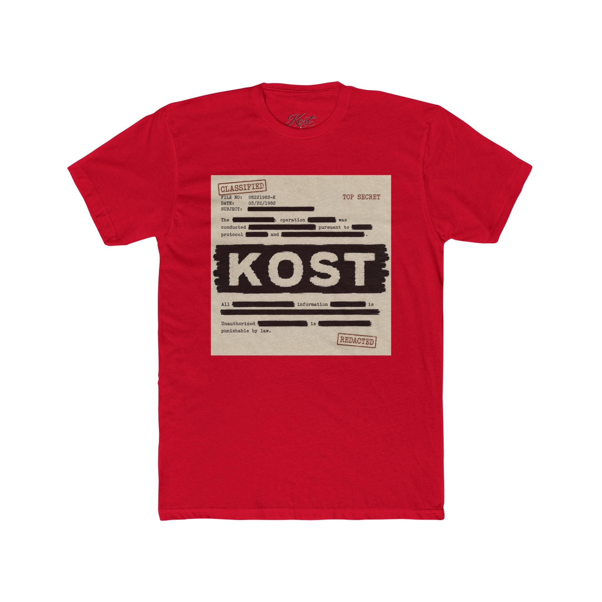 KOST Classified File Graphic Tee