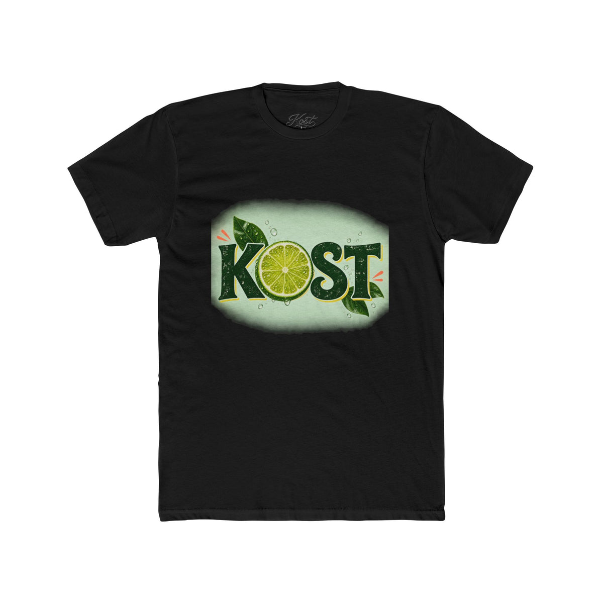KOST Lime Graphic Cotton T-Shirt