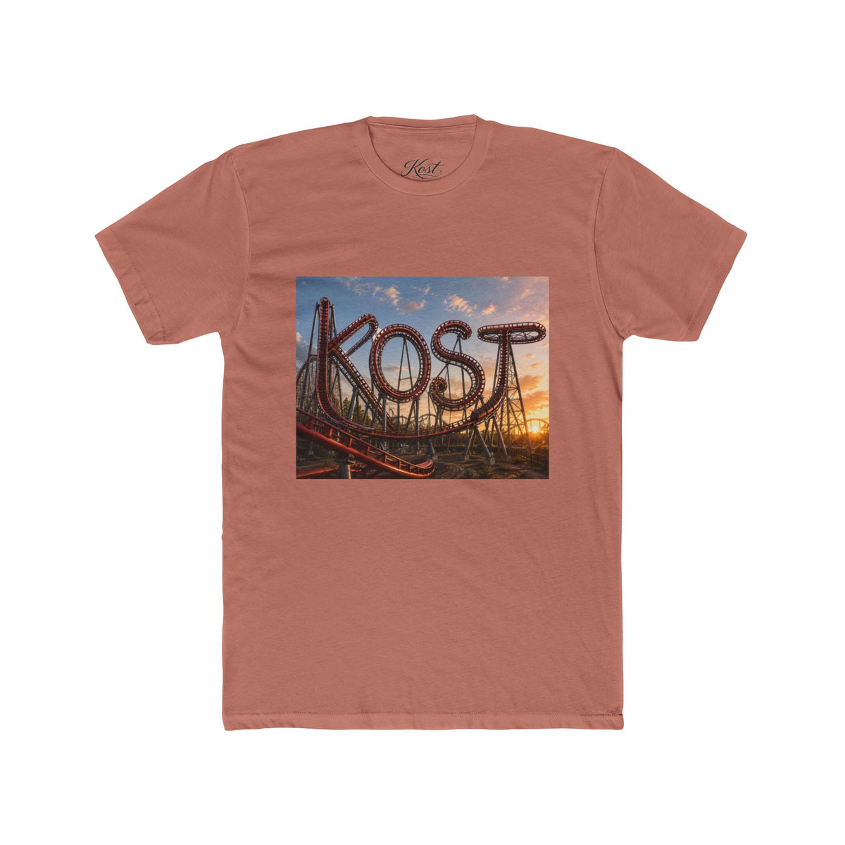 KOST Roller Coaster Graphic Tee — Sunset Amusement Park T-Shirt