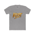 KOST Gold Script T‑Shirt — Streetwear Graphic Tee with Metallic Brush Lettering