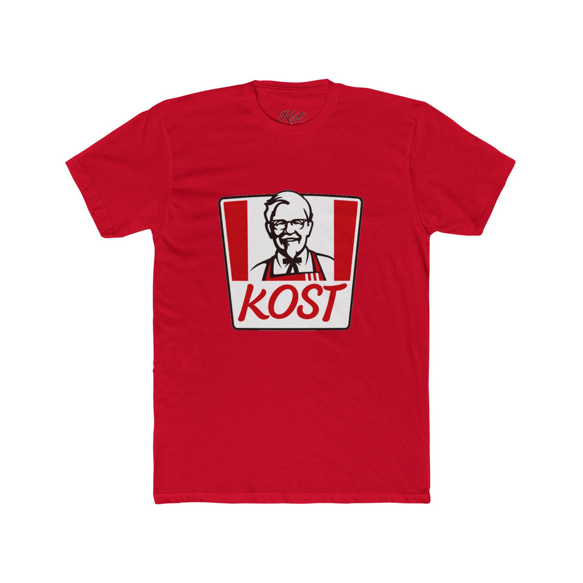 KOST Logo Tee — Retro Fast Food Style Graphic T-Shirt