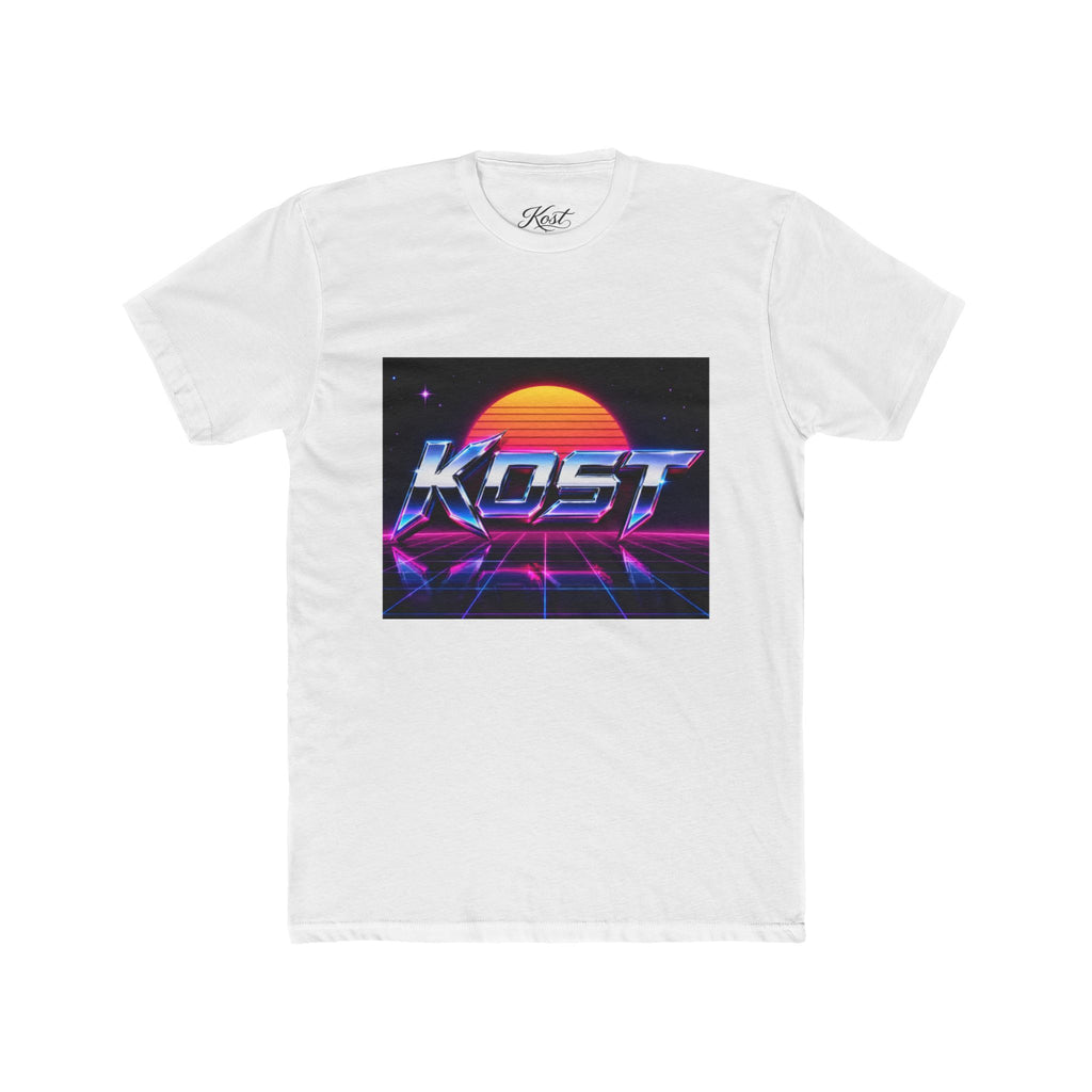 Retro Vaporwave Tee — "KOST" Sunset 80s Synthwave T-Shirt