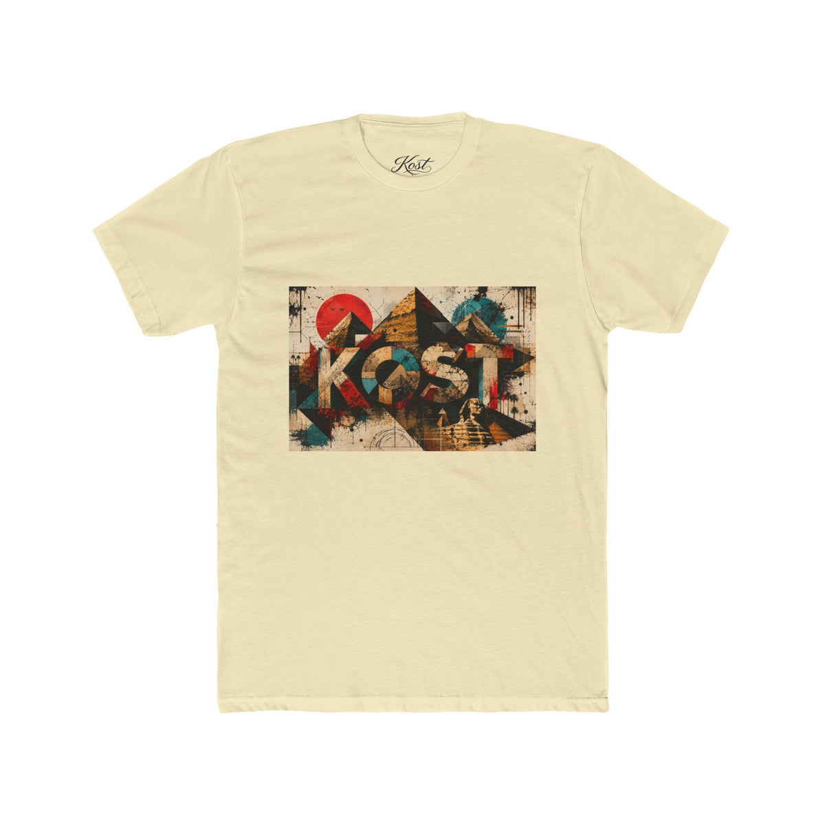 Retro Geometric 'Kast' Graphic Tee – Vintage Urban Streetwear