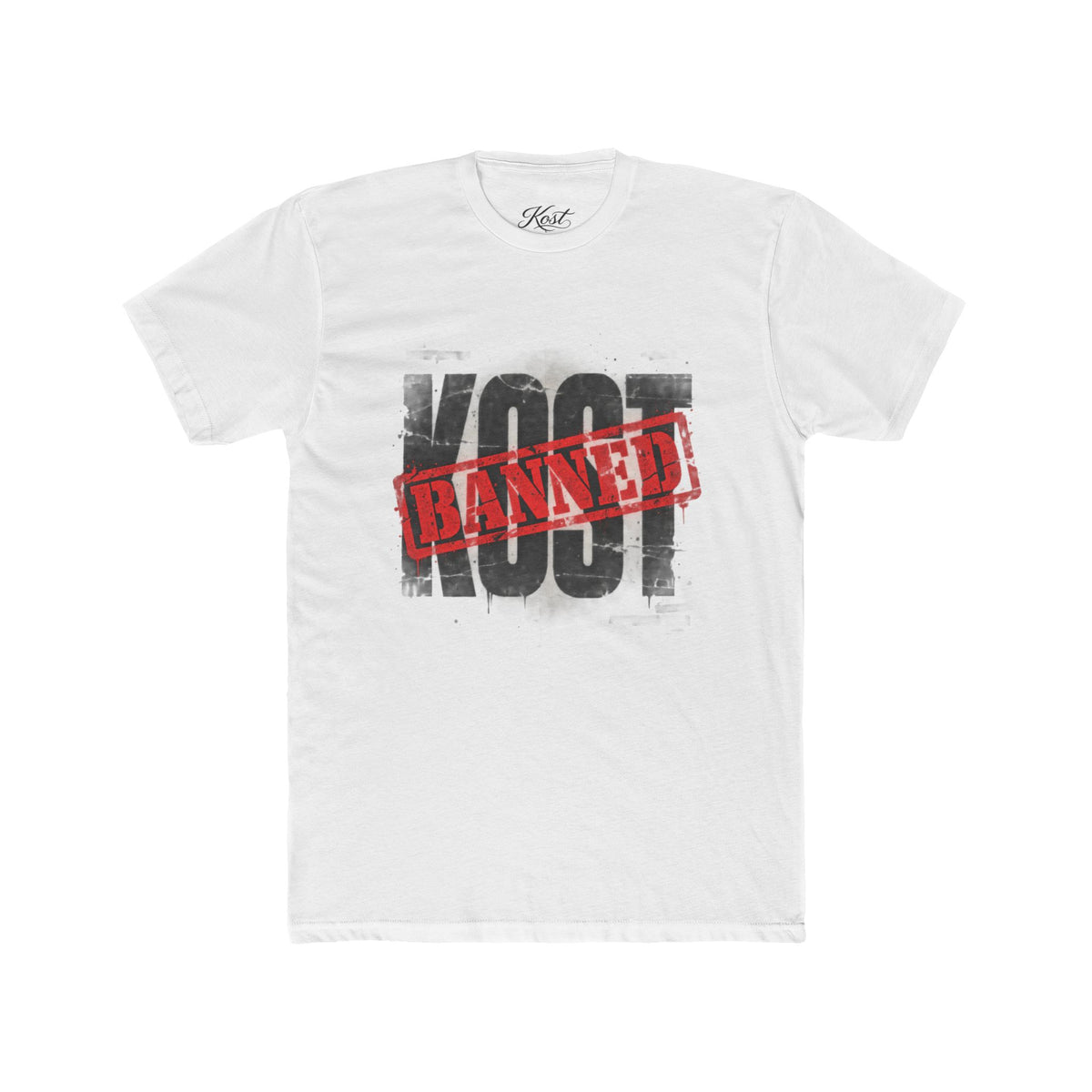 Banned Yoot Graphic Tee — Vintage Stamped Protest T-Shirt