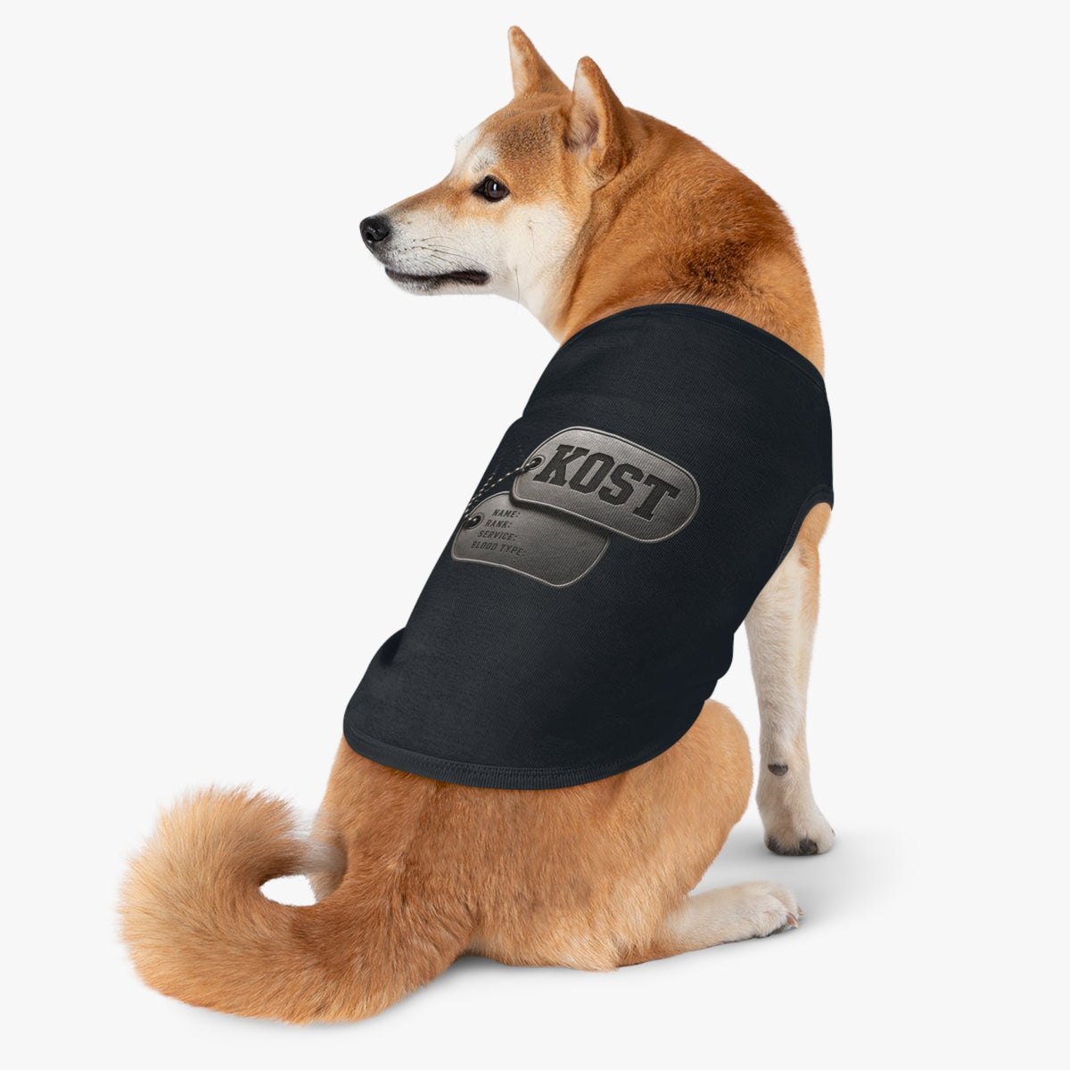 KUST Dog Tag Graphic Pet Tank Top
