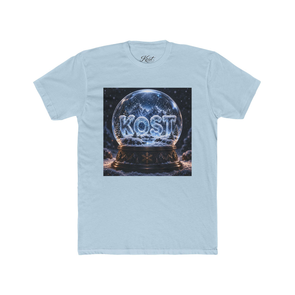 KOST Snow Globe Graphic Tee — Vintage Holiday Winter Scene T-Shirt