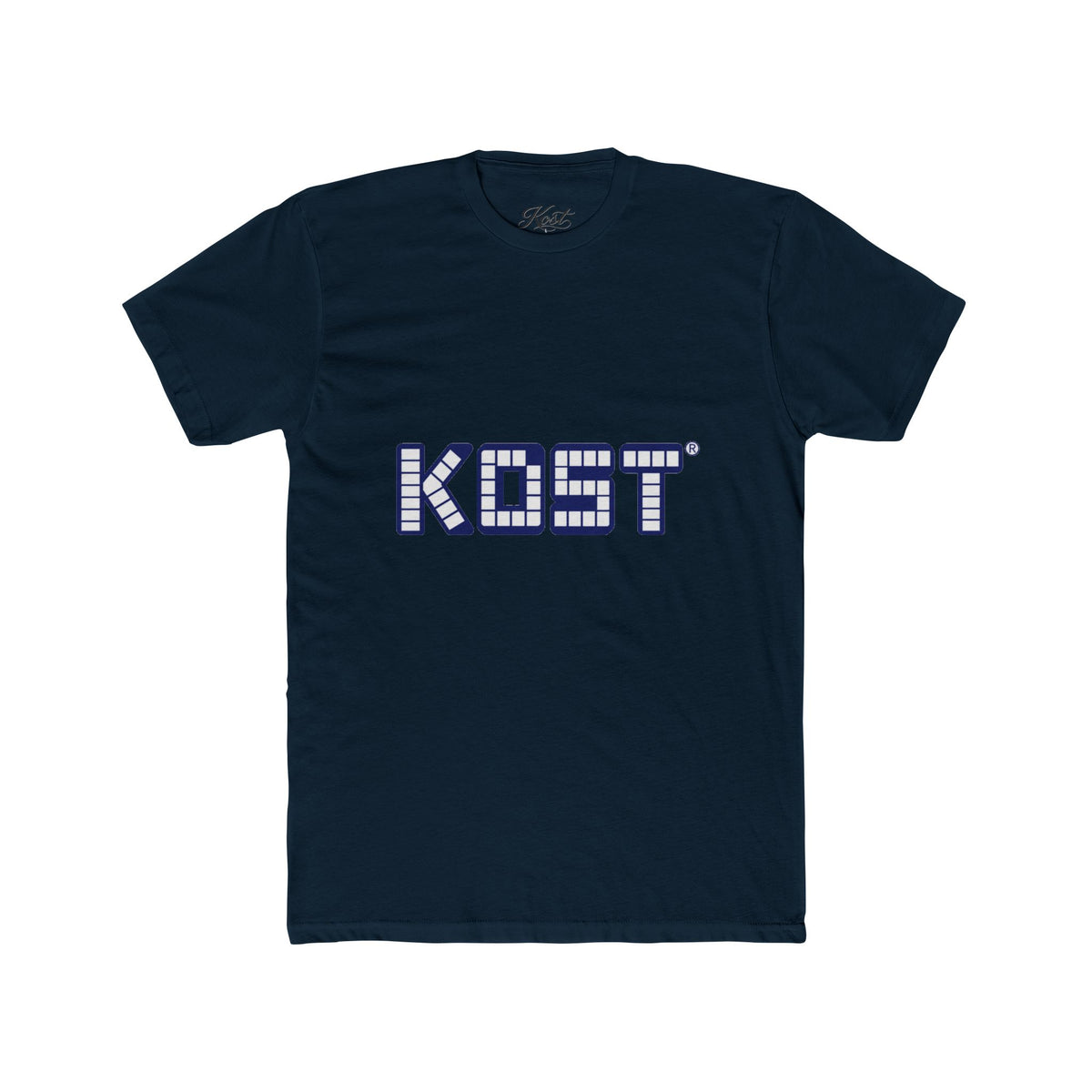 KOST® Retro Grid Logo Tee - Graphic Cotton T-Shirt
