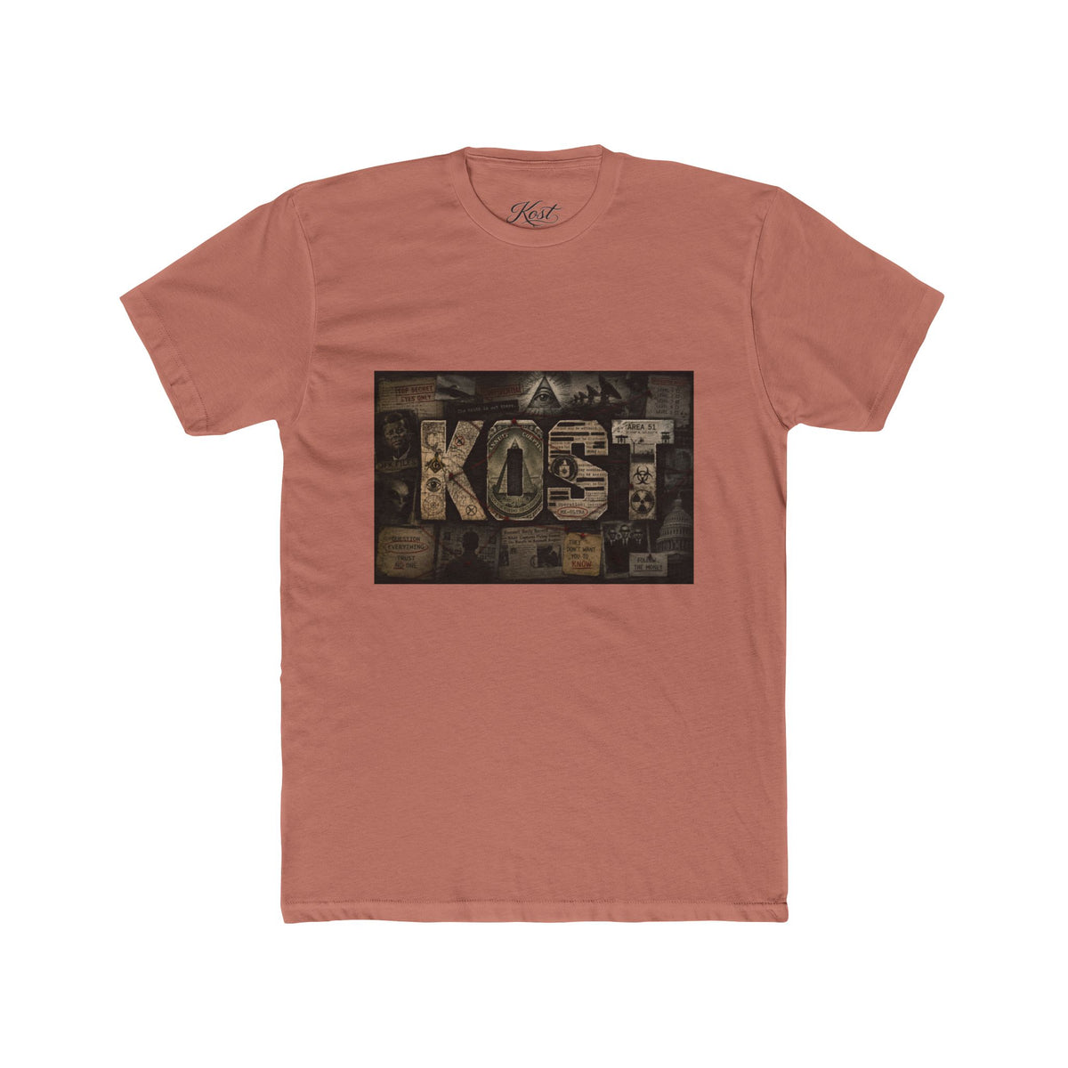 Lost Collage Crew Tee — Vintage Photo Graphic T‑Shirt