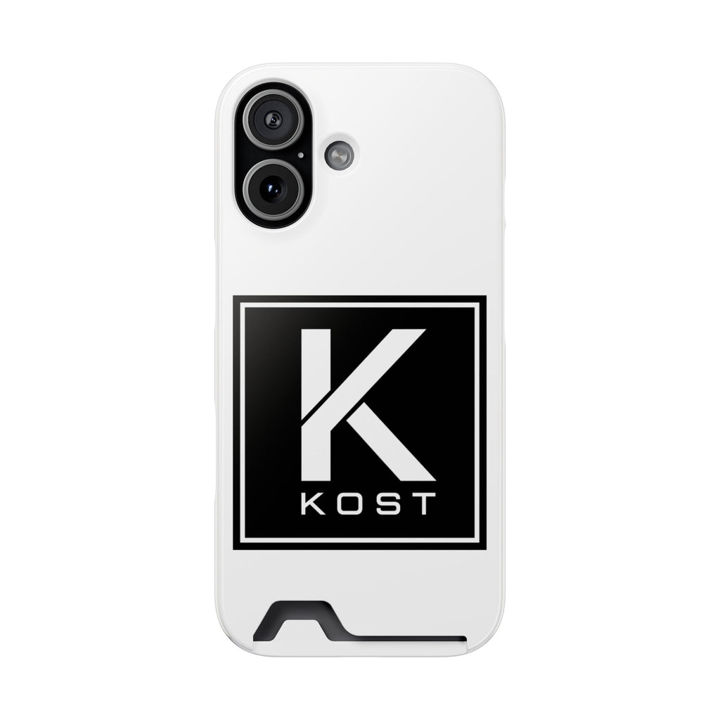 KOST Logo Phone Case with Card Holder