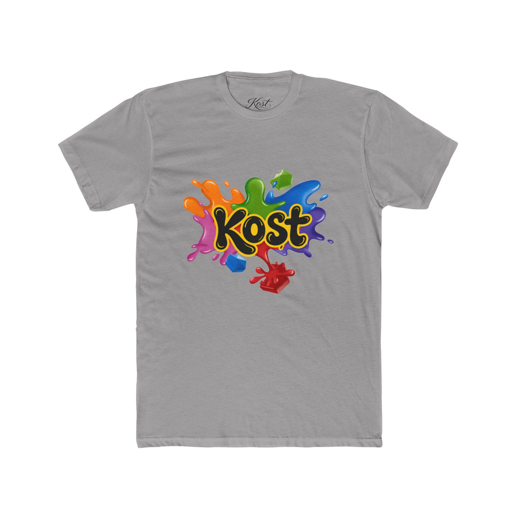 Kost Rainbow Paint Splash Tee — Colorful Graphic Cotton T-Shirt