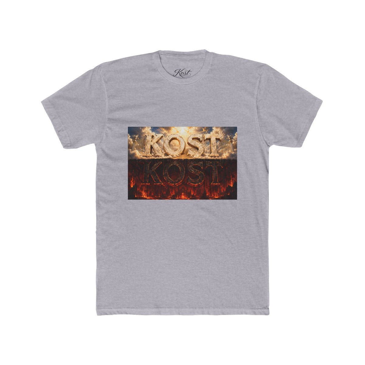 Kost Fiery Smoke Graphic Tee — Rock/Metal Band Style Shirt