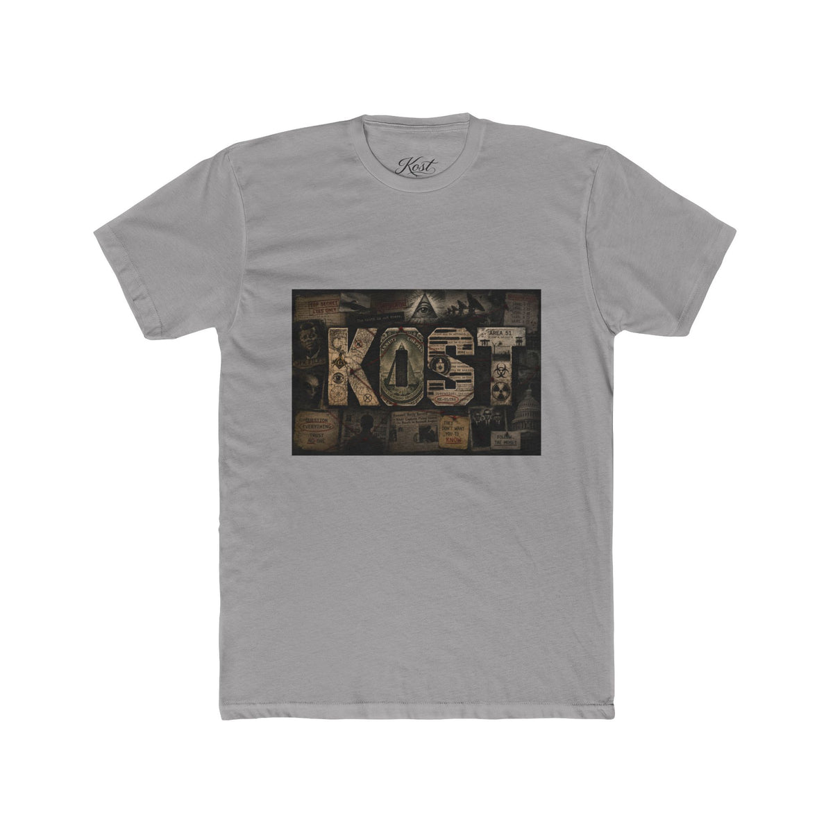 Lost Collage Crew Tee — Vintage Photo Graphic T‑Shirt