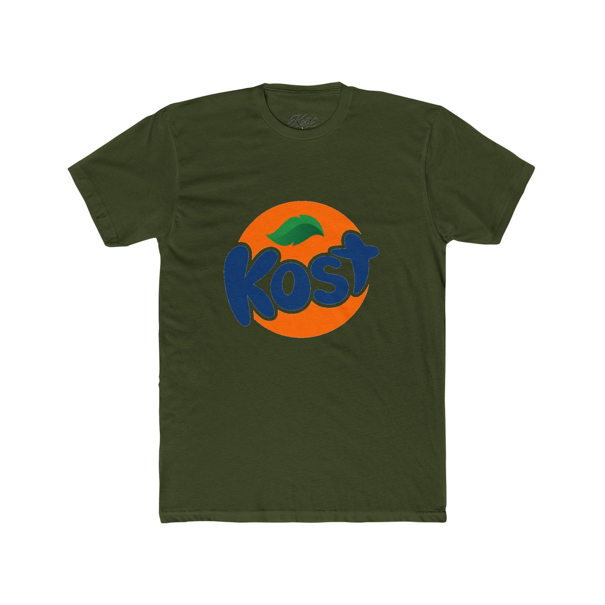 Kost Orange Logo Tee — Retro Citrus Graphic T-Shirt