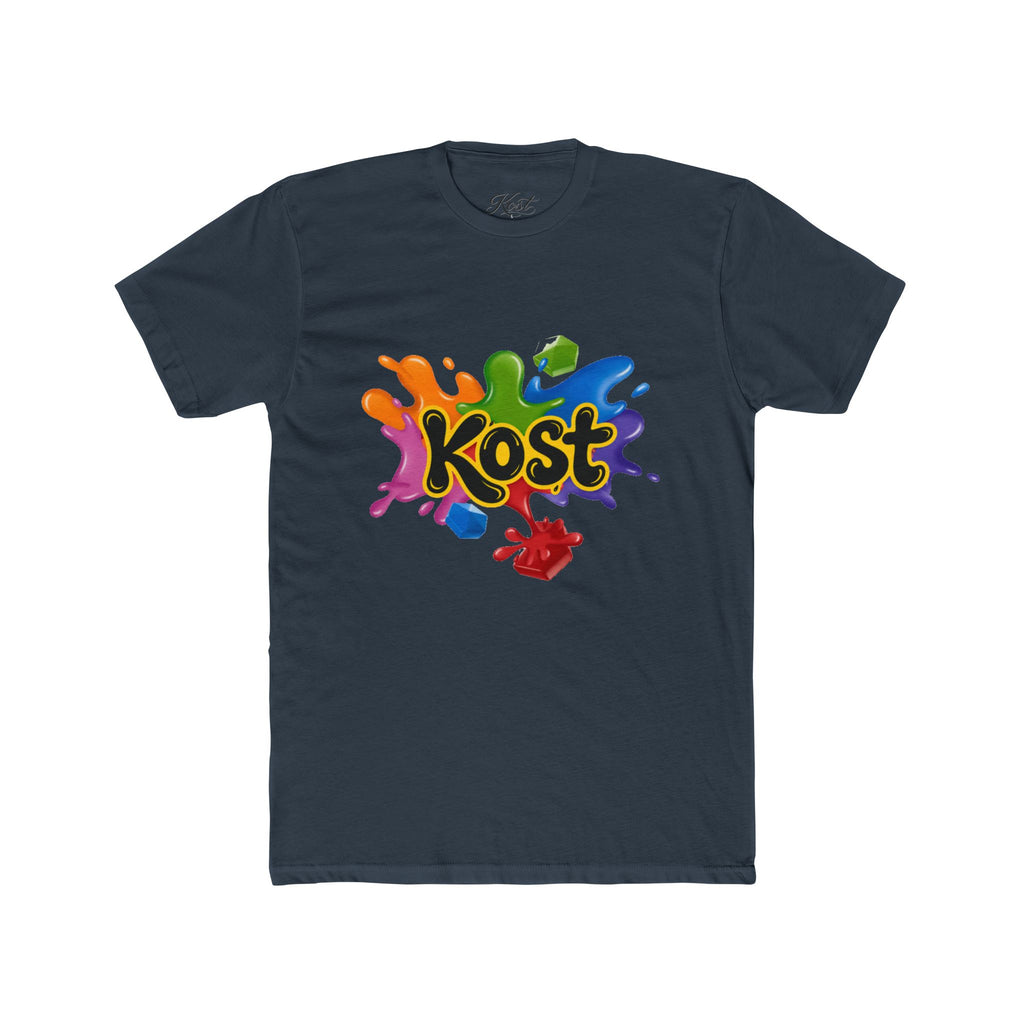 Kost Rainbow Paint Splash Tee — Colorful Graphic Cotton T-Shirt