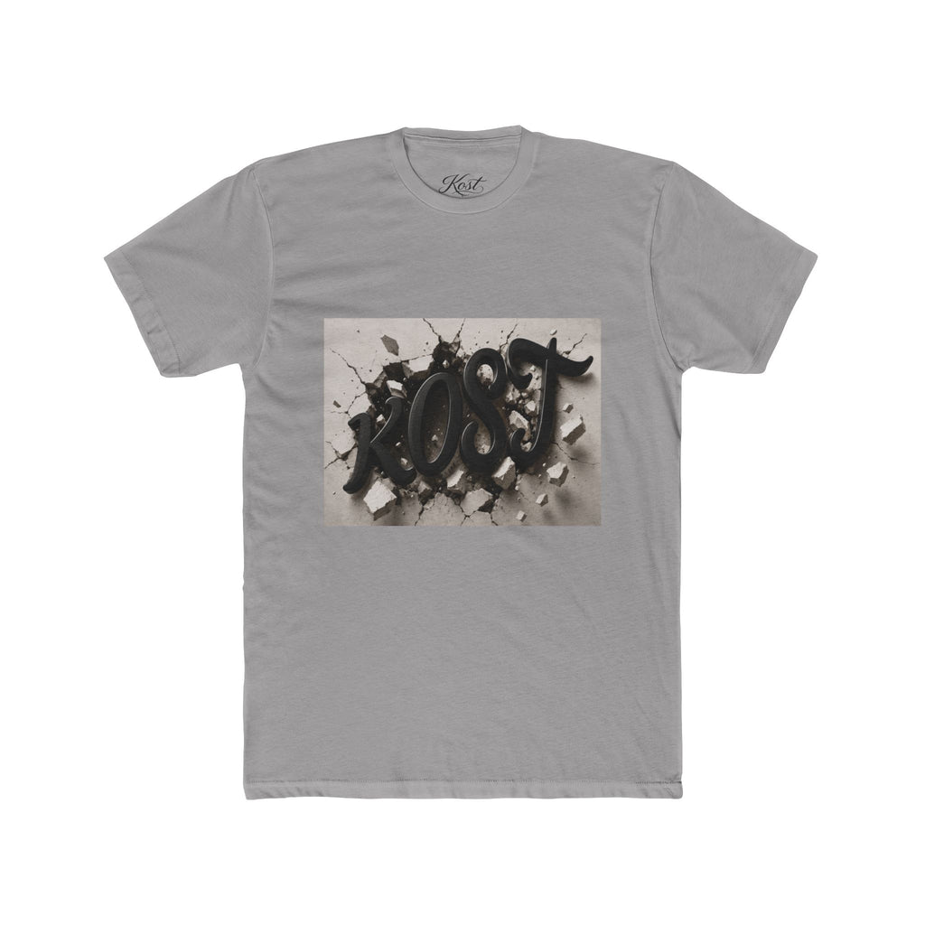 Abstract Black Brushstroke Art T‑Shirt