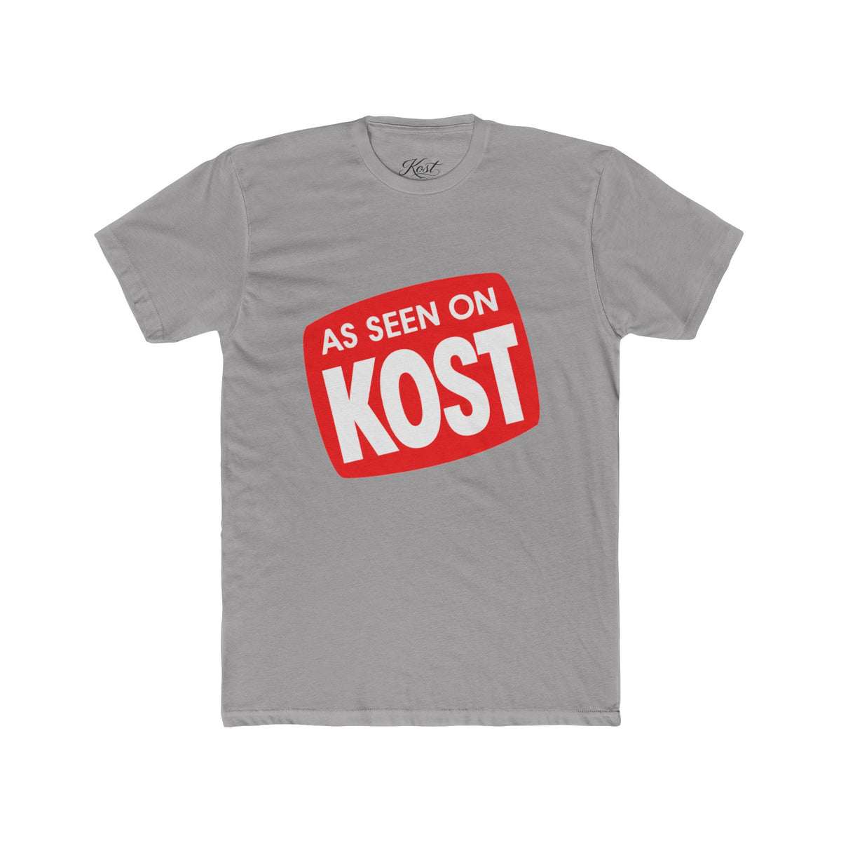 As Seen On KOST Tee — Retro Red Logo Graphic T-Shirt