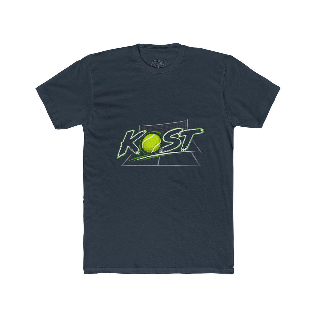 Tennis Tee — 'KOST' Graphic Cotton Crew Shirt