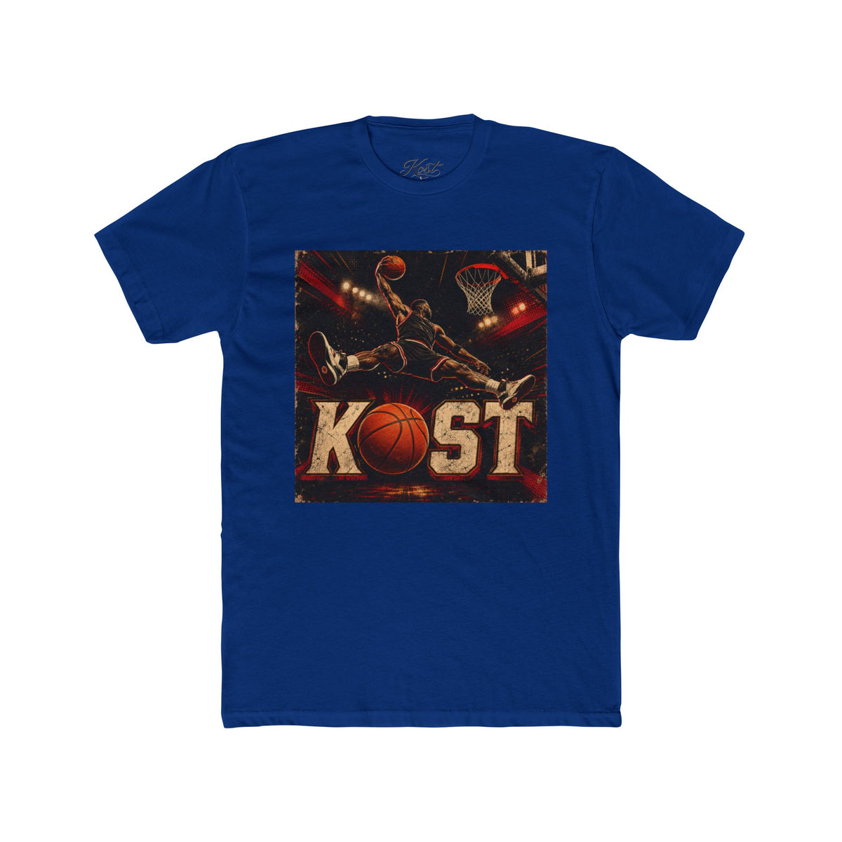 Basketball KOST Graphic Tee – Slam Dunk Court Design