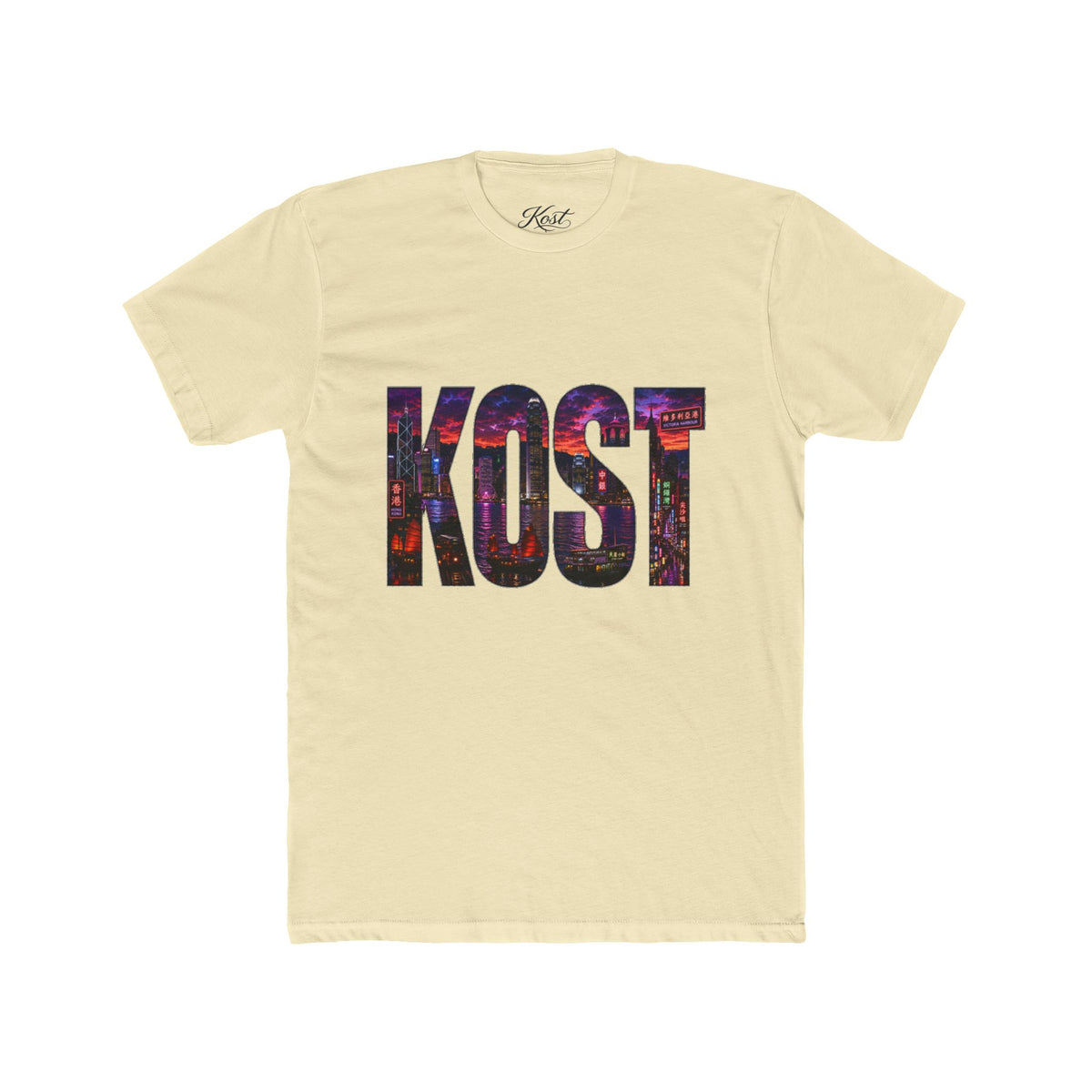 KOST Cityscape Graphic Tee — Bold Urban Lettering T‑Shirt
