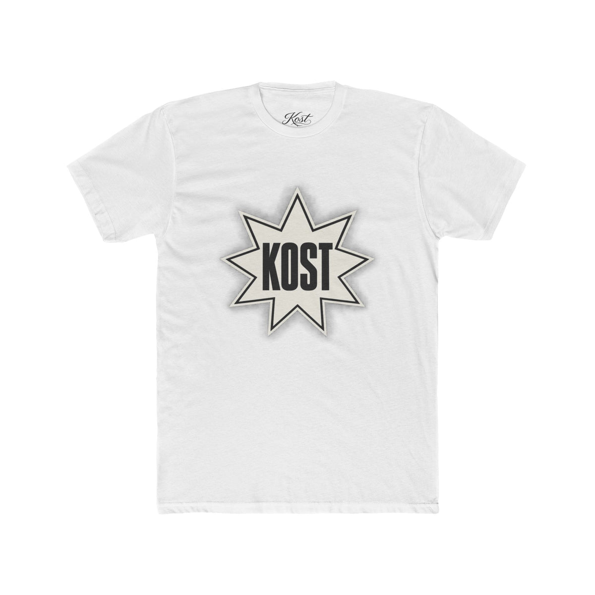 KOST Starburst Logo Tee — Vintage-Inspired Graphic Cotton T-Shirt
