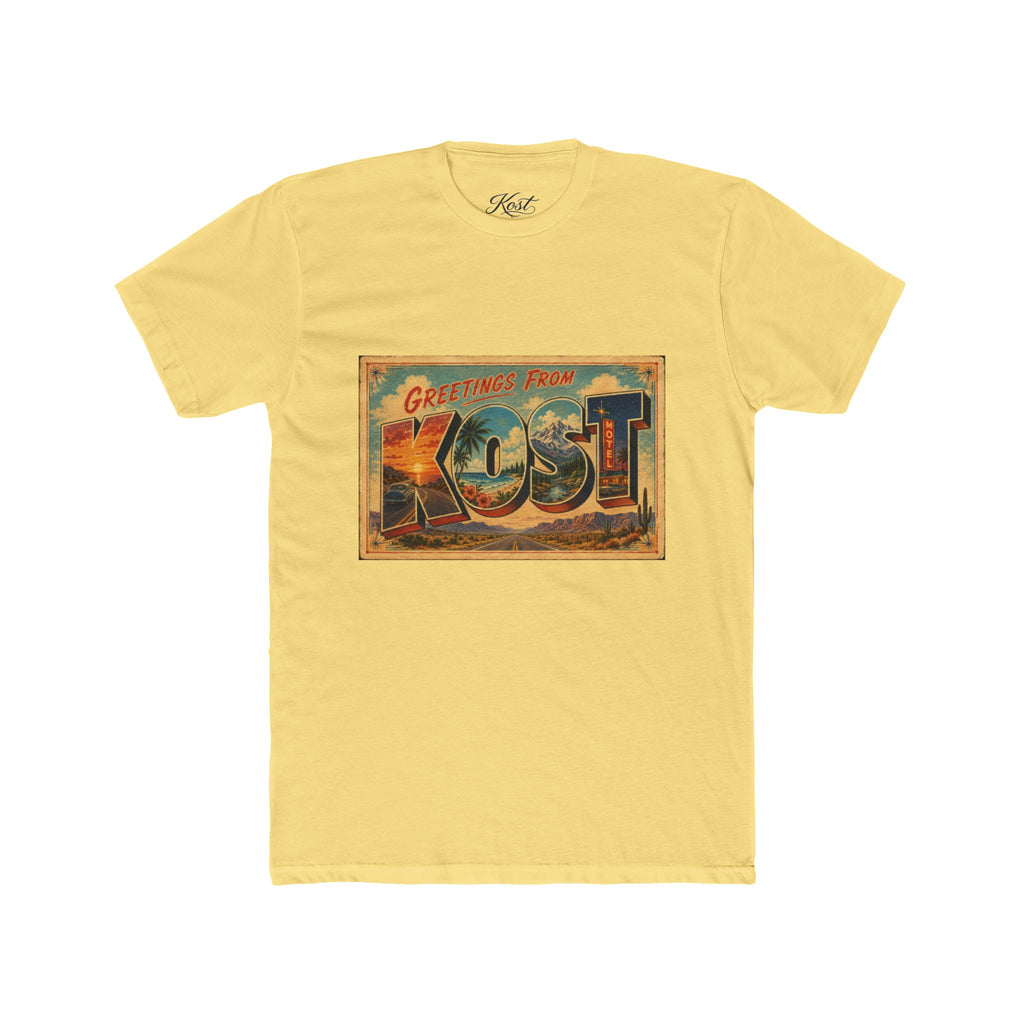 Greetings From KOST Vintage Postcard T-Shirt