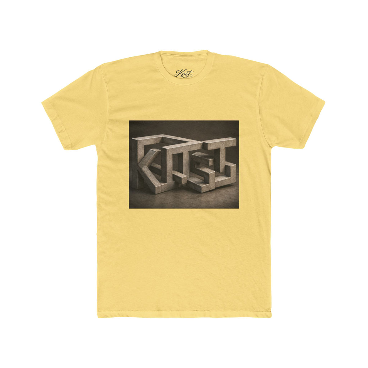 Geometric Concrete Blocks Art T-Shirt