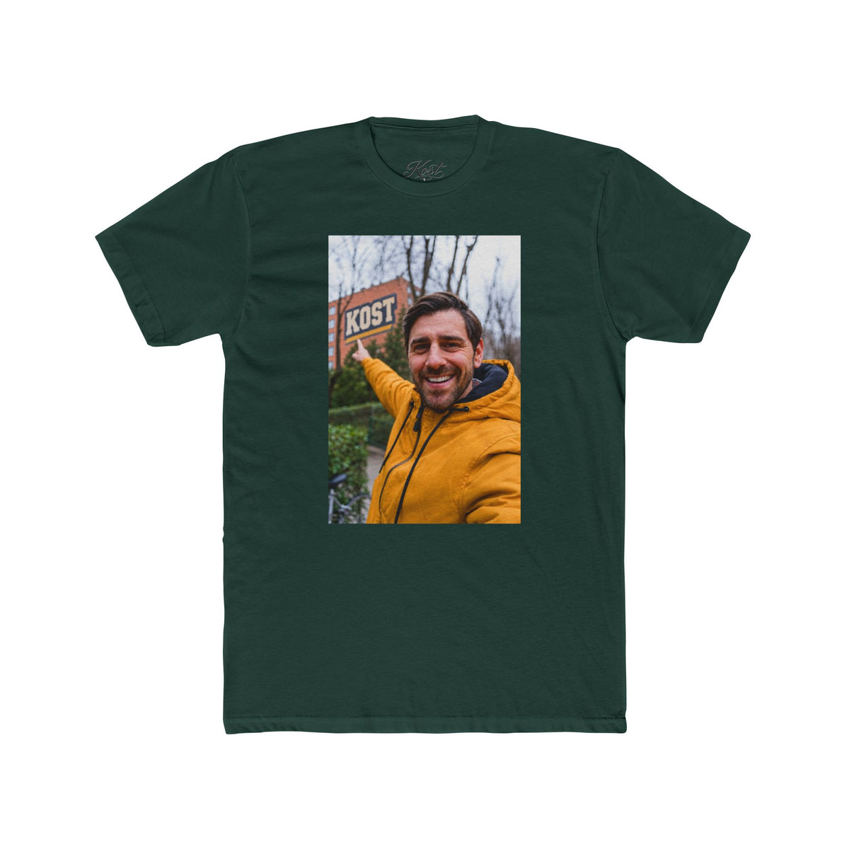 Personalized Photo Cotton Crew T-Shirt