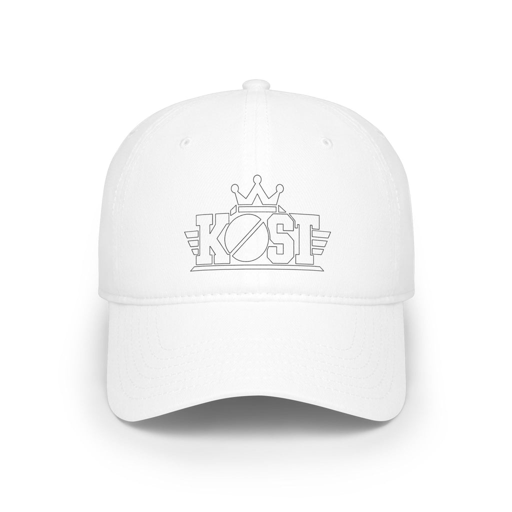 KØST Crown Logo Baseball Cap — Low Profile Red Hat