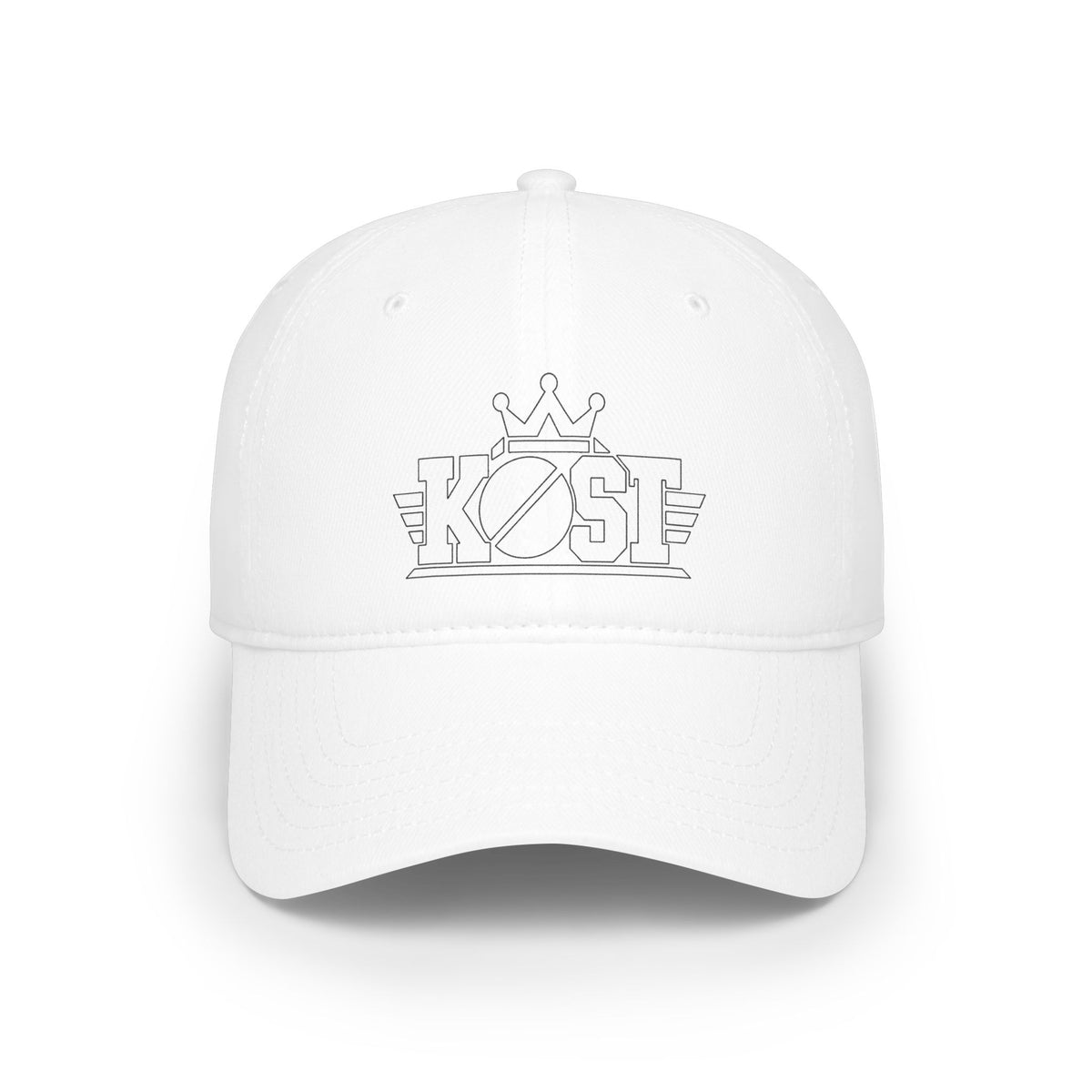 KØST Crown Logo Baseball Cap — Low Profile Red Hat