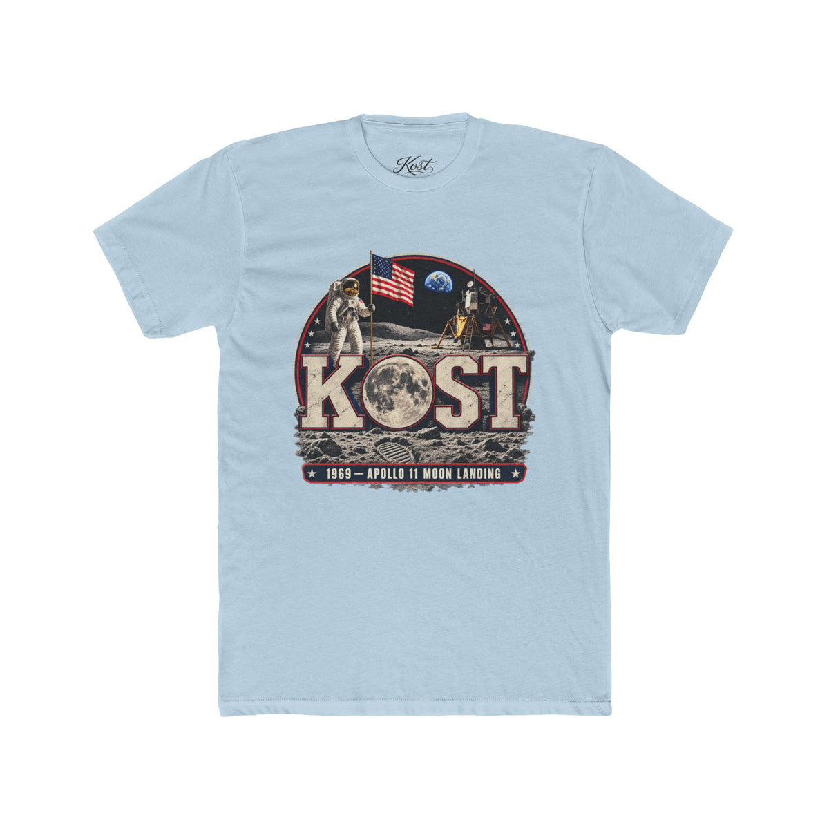 Apollo Moon Landing Tee — Vintage KOST NASA Graphic T-Shirt