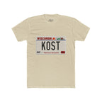 Wisconsin License Plate 'KOST' T‑Shirt — Retro America’s Dairyland Tee