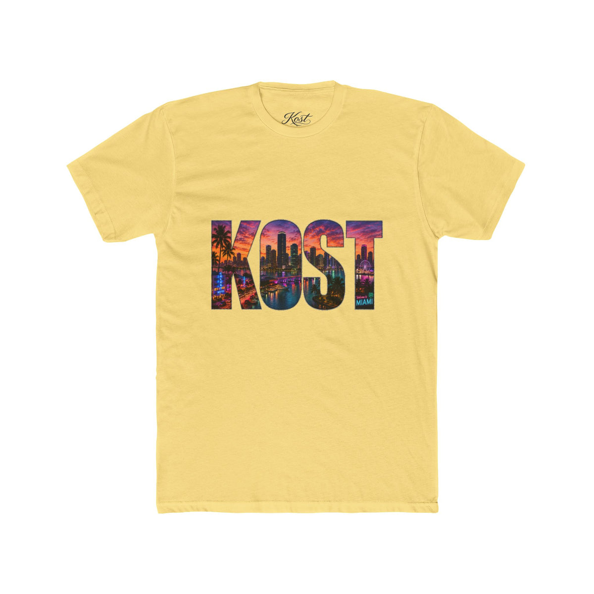 KOST Skyline Tee — Vintage Sunset City Graphic T-Shirt