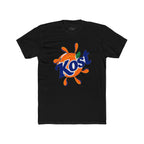 Kost Orange Splash Tee - Retro Logo Graphic T-Shirt