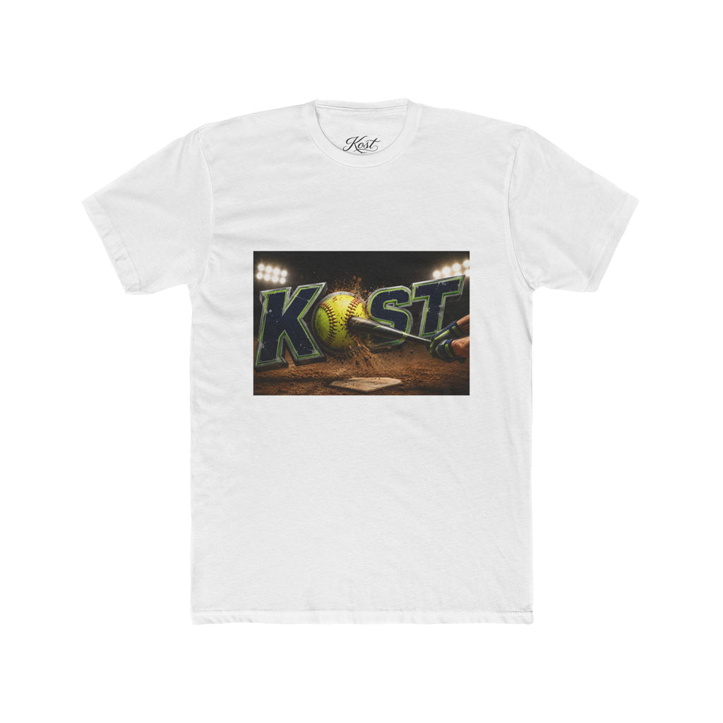 Baseball Stadium Graphic Tee — "Kast" Night Game Design