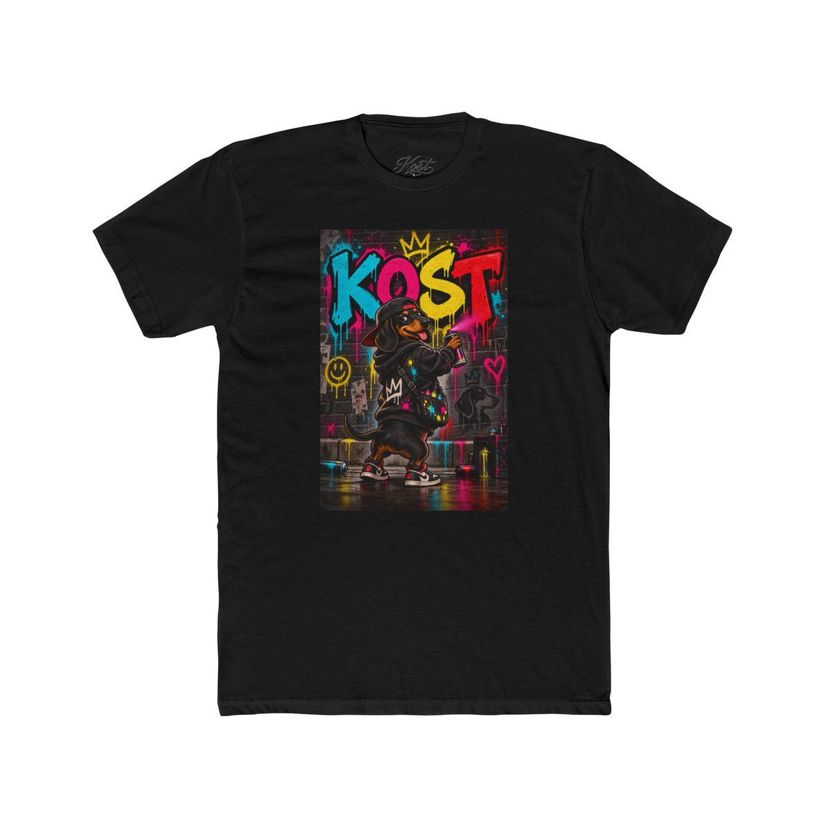 Graffiti Skate Tee — "Kost" Street Art Graphic T-Shirt