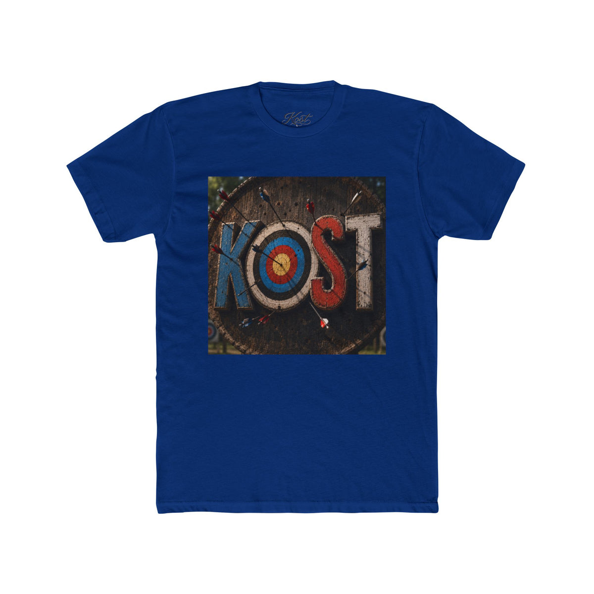 KOST Target Logo T‑Shirt — Retro Archery Bullseye Graphic Tee