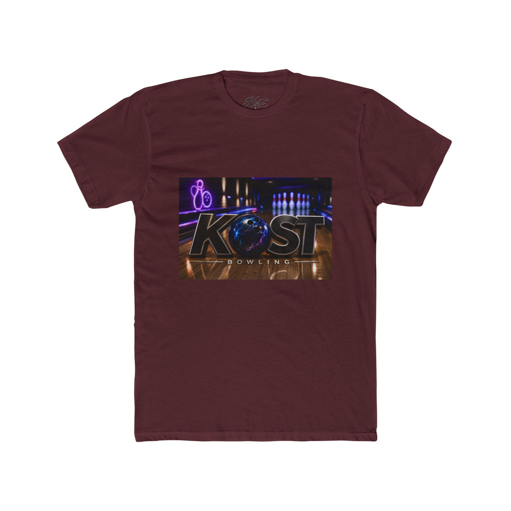 KØST Bowling Alley Photo Tee — Retro Neon Bowling Shirt