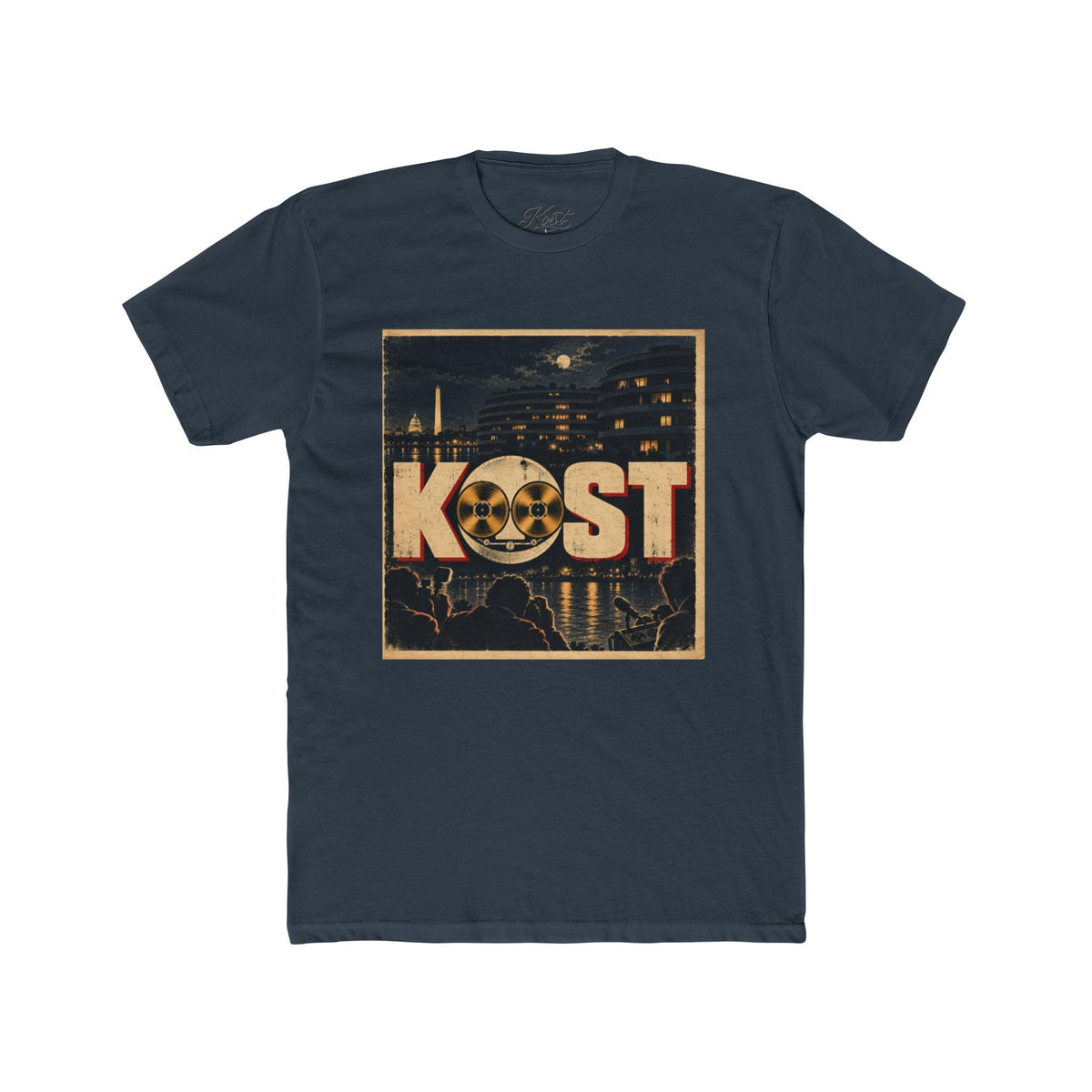 KOST Retro Cityscape T‑Shirt — Vintage Radio Logo Tee