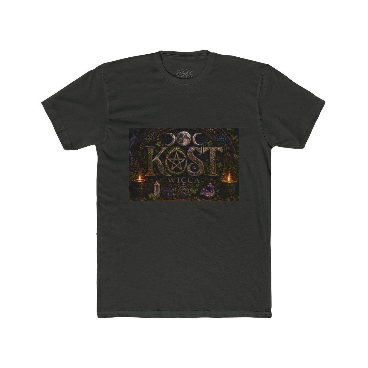 Wiccan KØST Moon Phases Graphic Tee — Pagan Witchcraft T-Shirt