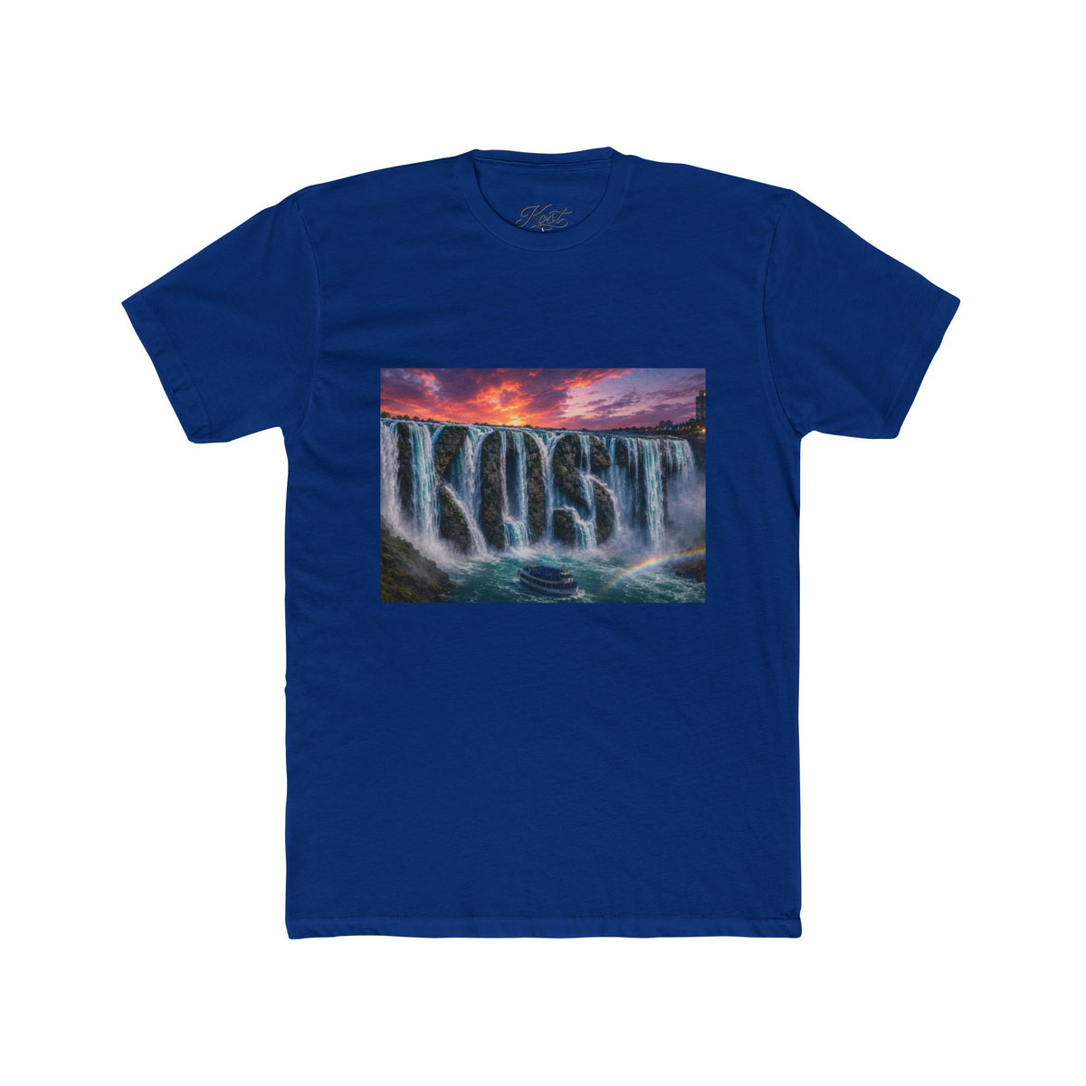 Cascade Logo T‑Shirt — 'KOST' Waterfall Graphic Tee