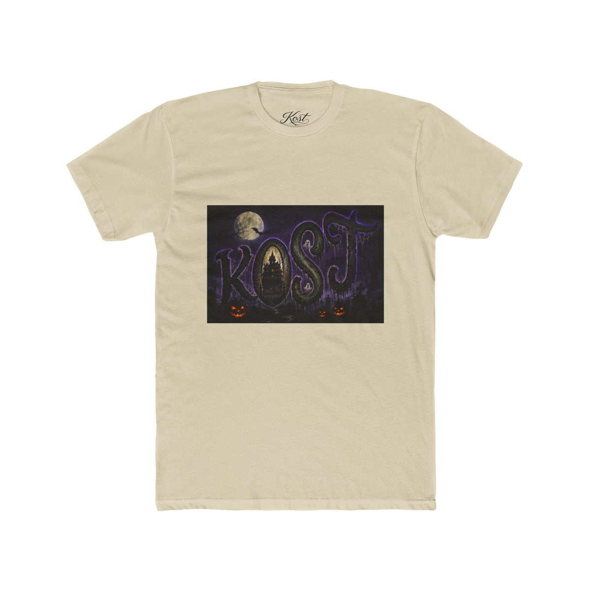 Ghostly 'Frost' Halloween T-Shirt — Spooky Moonlit Typography Tee