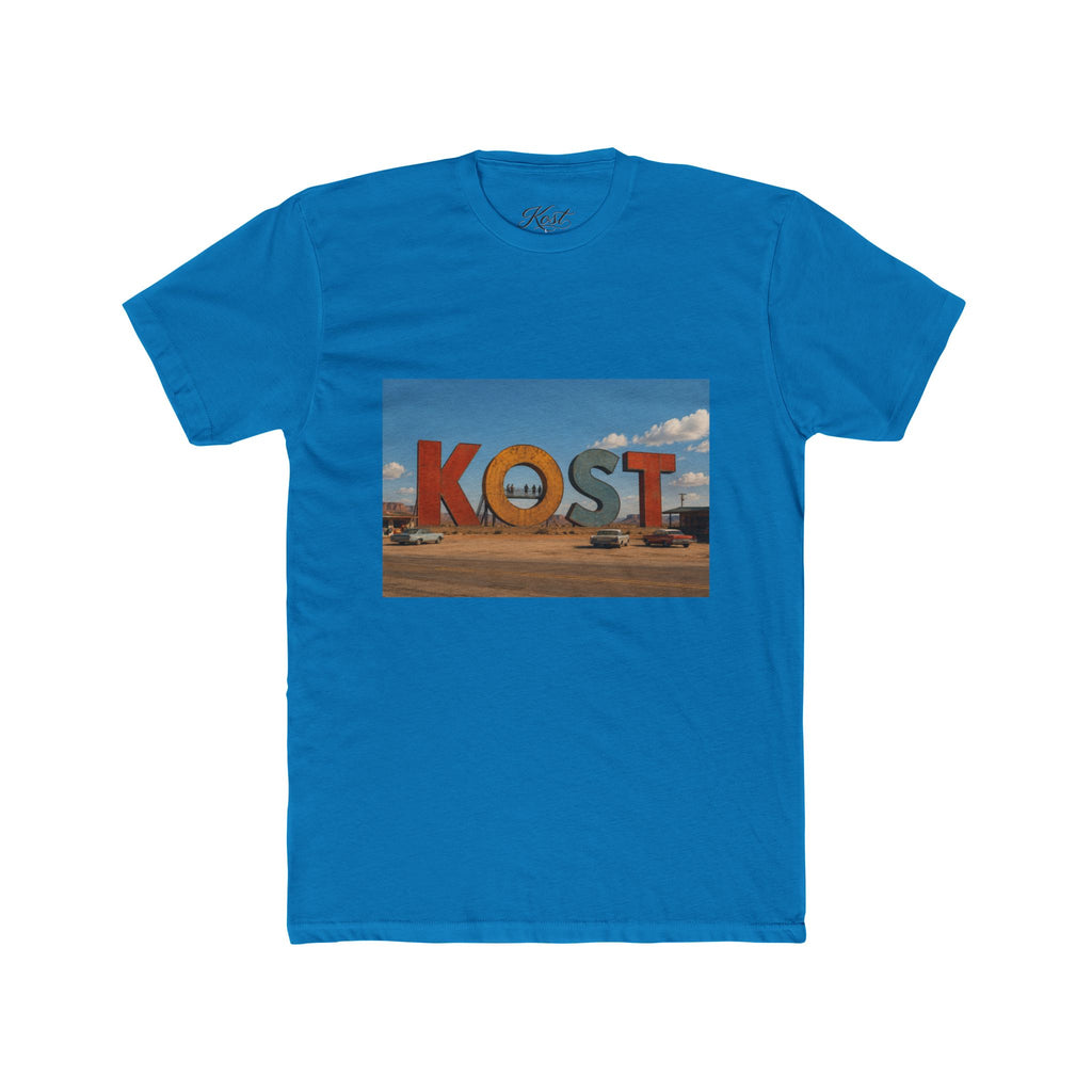 KOST Sign Photo Tee – Vintage Desert Roadside Souvenir T-Shirt