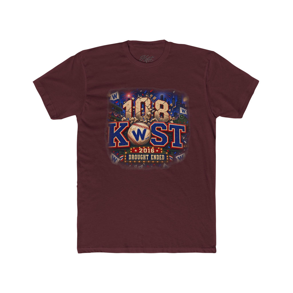 108 KWST Vintage Radio Tee — "Drought Ends" Retro Station Shirt