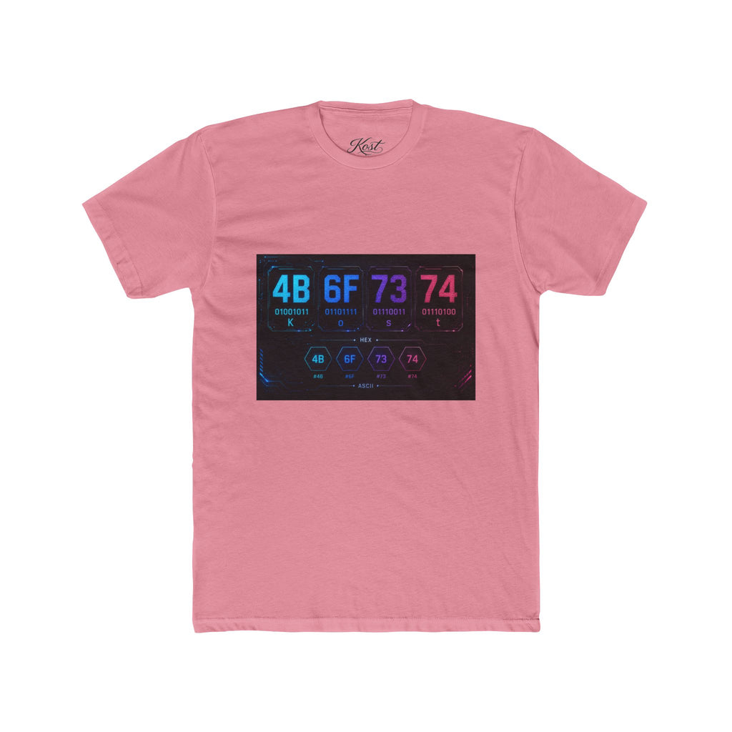 4B 6F 73 74 74 Binary Code Graphic T-Shirt