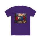 KOST Cityscape Graphic Tee — Red, White & Blue Urban Skyline T-Shirt