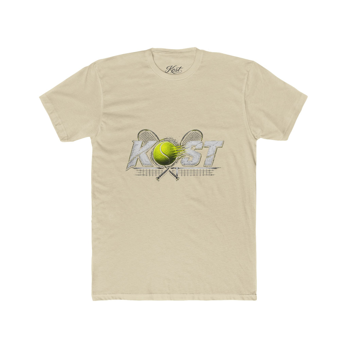 Tennis Boost Graphic Tee — Vintage Ball & Racket Sports Shirt